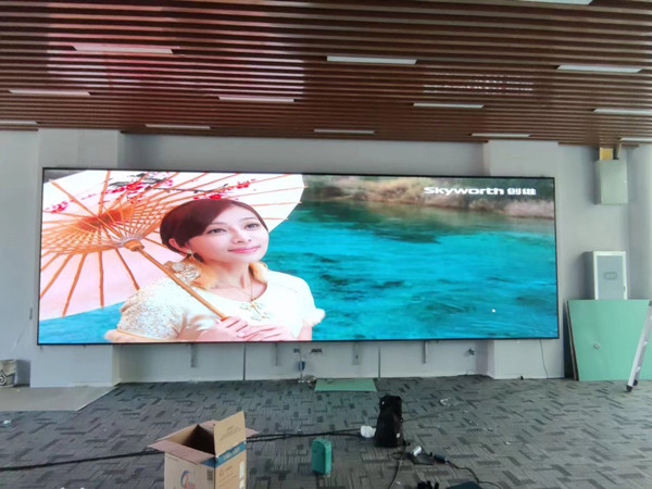 仓山P1.53led小间距屏安装案例